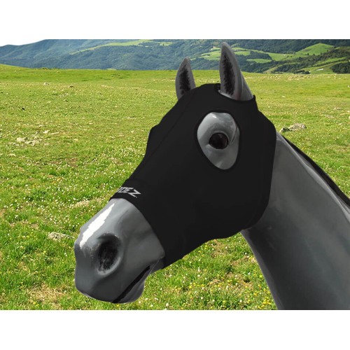 EQUINE COMPRESSION HOOD BLACK
